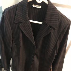 Jesica Vintage shoulder padded blazer